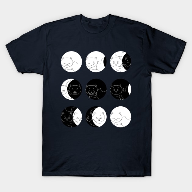 PURR ECLIPSE T-Shirt by ALFBOCREATIVE